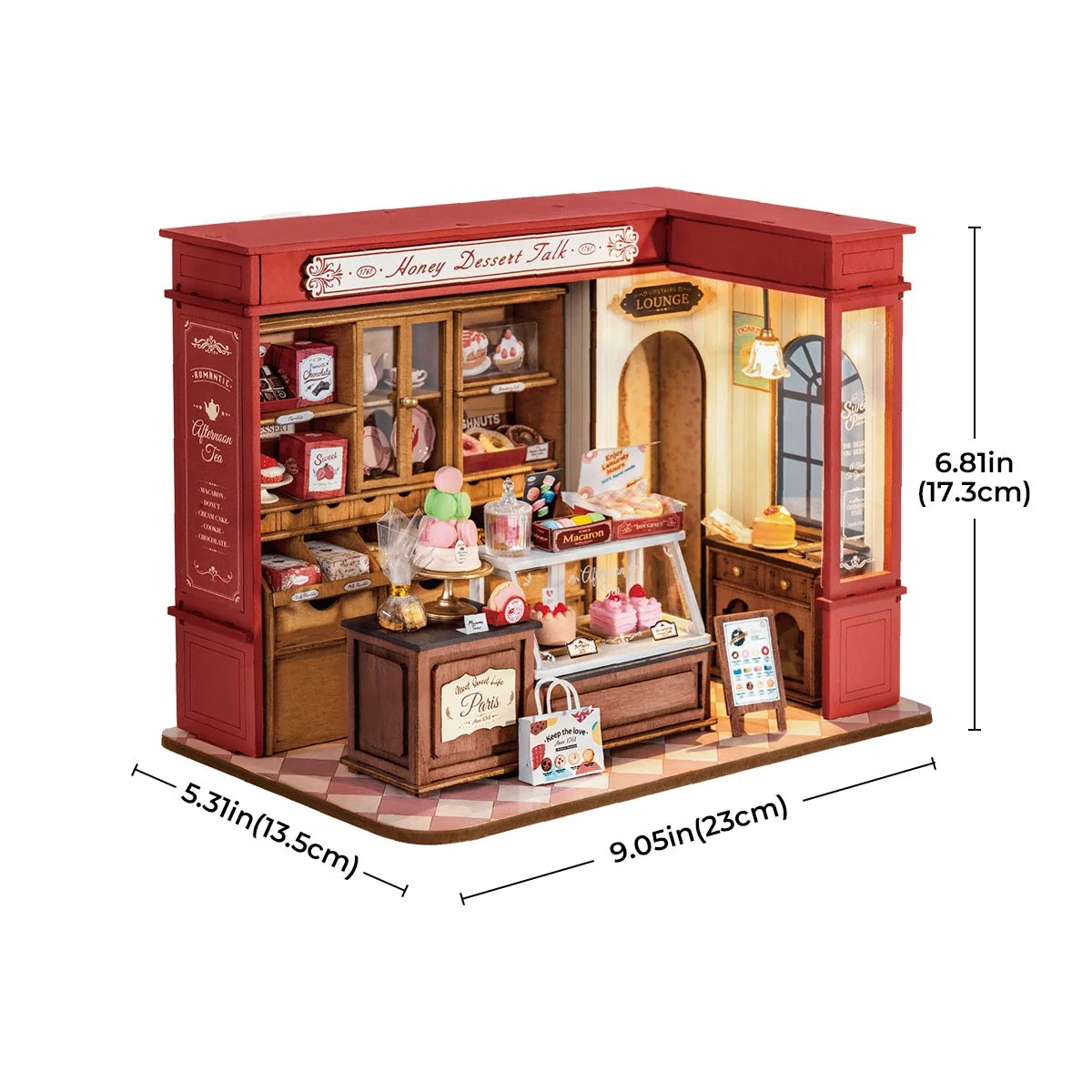 Negozio di dolci in miniatura da assemblare – Immagine 5