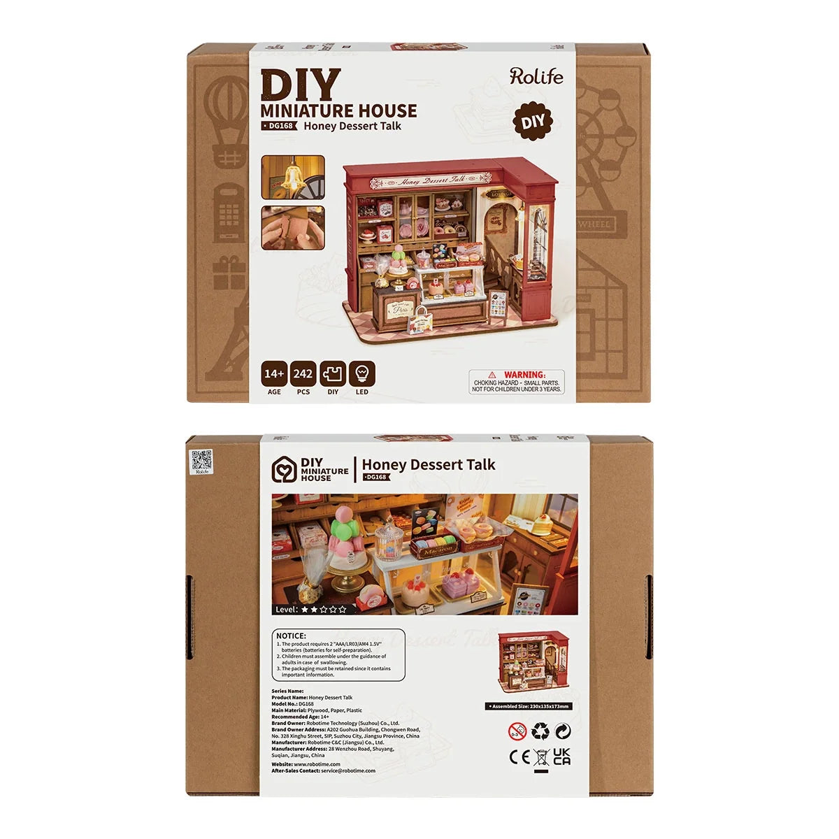 Negozio di dolci in miniatura da assemblare – Immagine 6