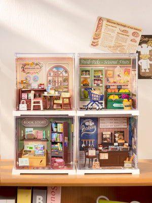 Negozio di frutta in miniatura con illuminazione – Immagine 3