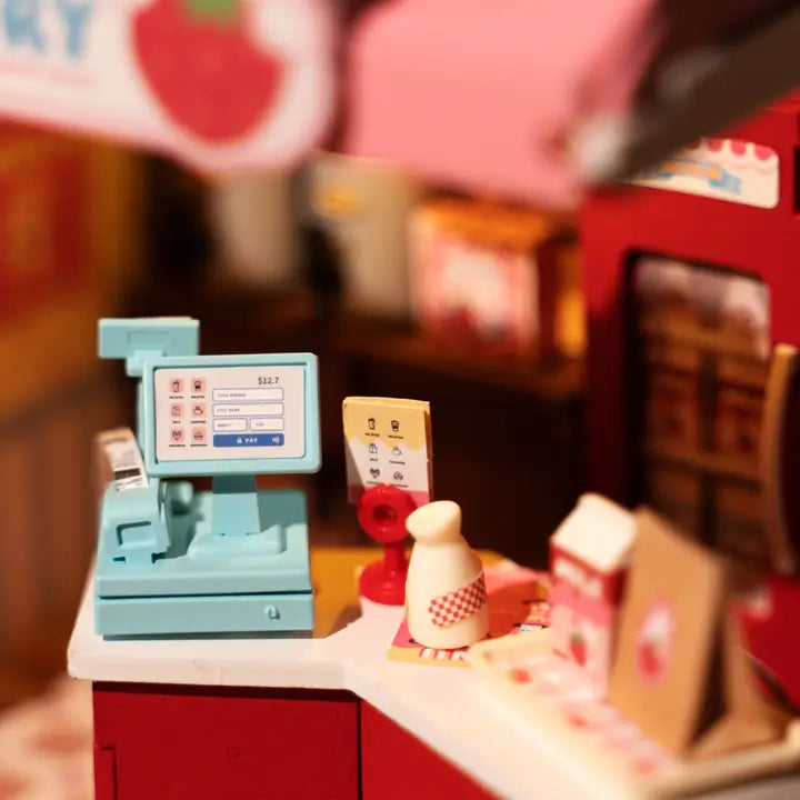 Negozio di latte alla fragola in miniatura – Immagine 13