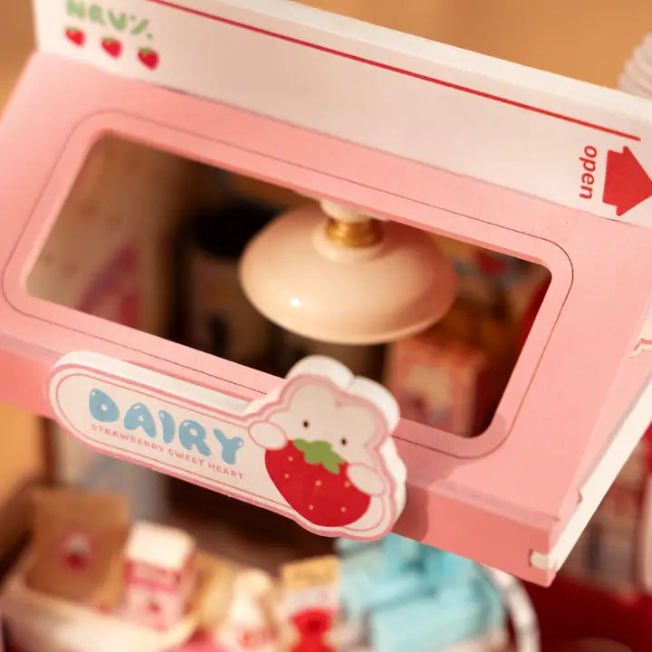 Negozio di latte alla fragola in miniatura – Immagine 6