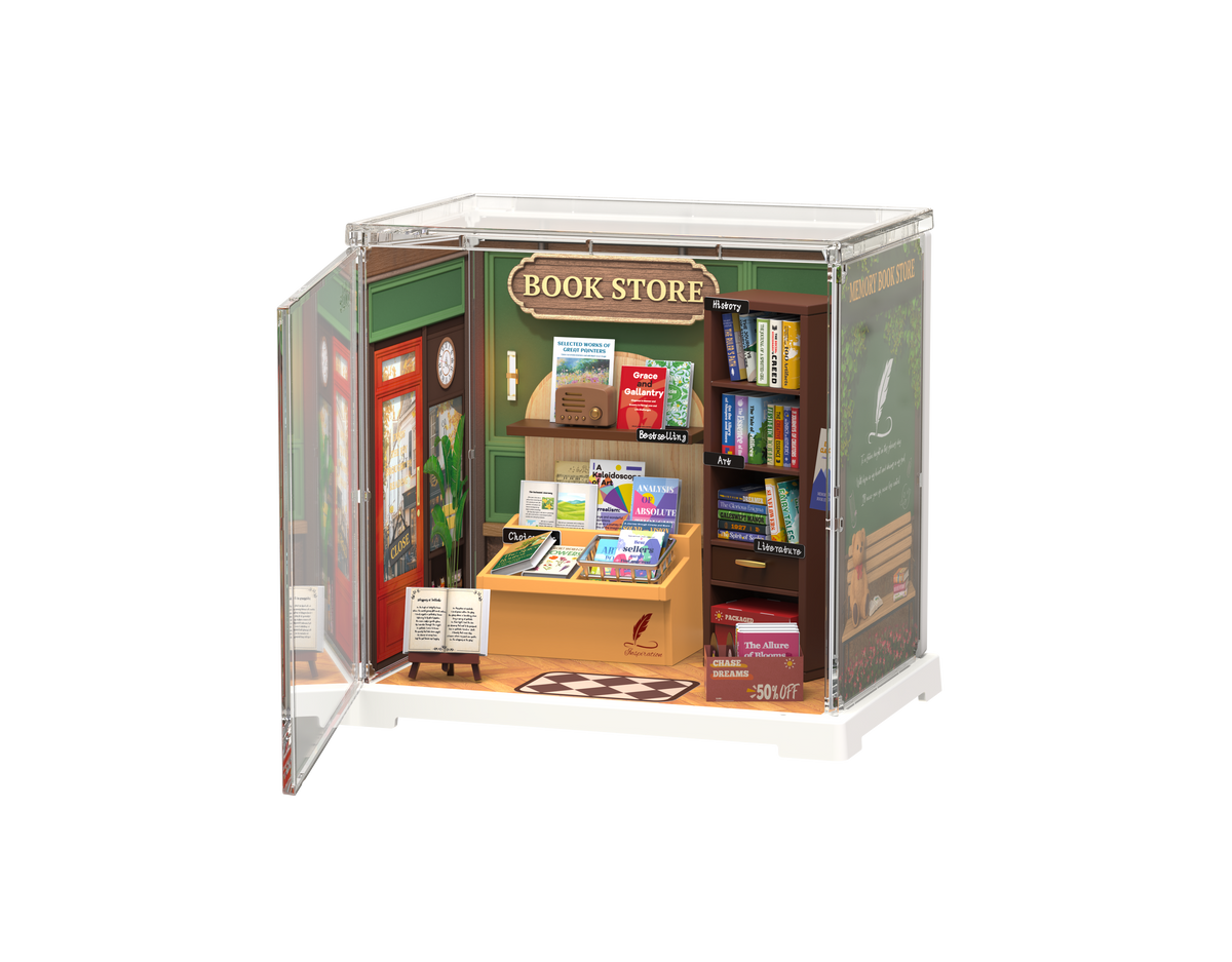 Negozio di libri in miniatura da assemblare – Immagine 1
