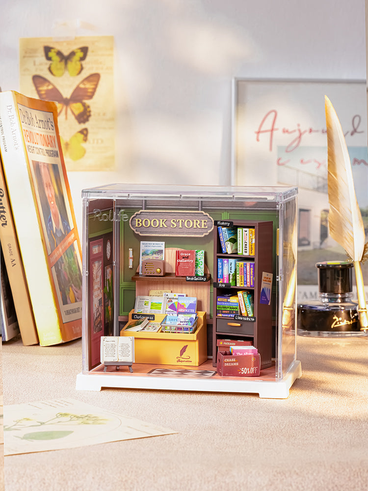 Negozio di libri in miniatura da assemblare – Immagine 2