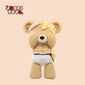 Orsetta di peluche con pannolino – Immagine 2