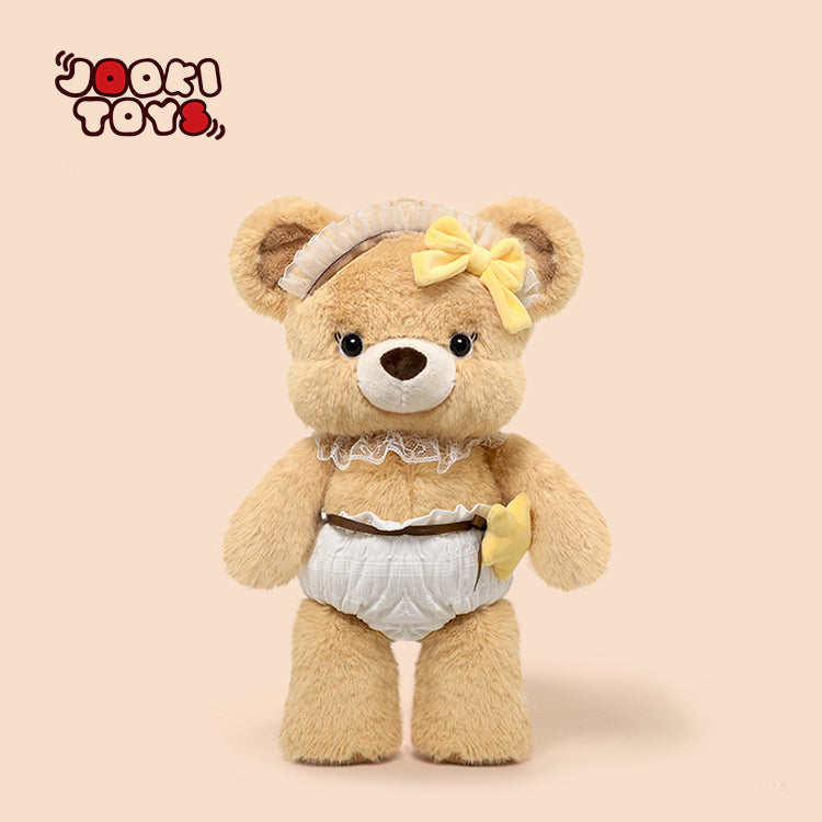 Orsetta di peluche con pannolino – Immagine 3
