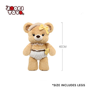 Orsetta di peluche con pannolino – Immagine 7