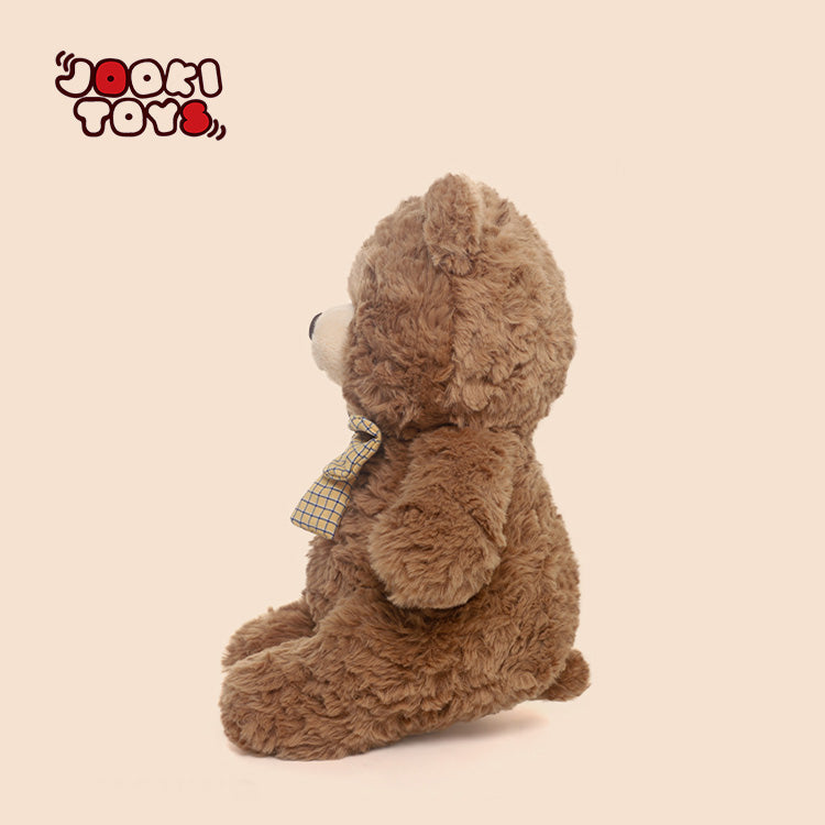 Orso classico di peluche con fiocco – 28,5 cm – Immagine 3