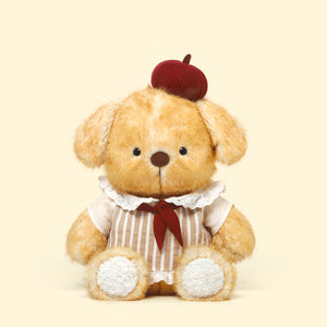 Orso elegante di peluche con cappello – 38 cm – Immagine 1