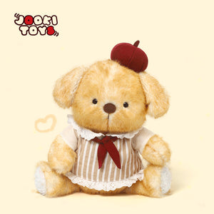 Orso elegante di peluche con cappello – 38 cm – Immagine 4