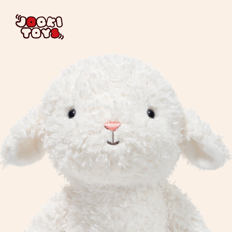 Pecorella bianca di peluche – Immagine 2