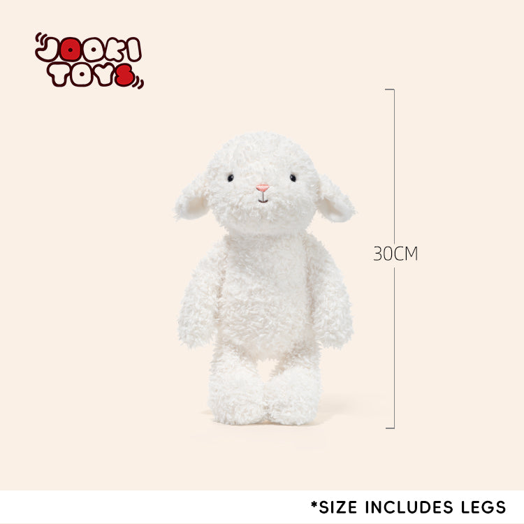Pecorella bianca di peluche – Immagine 5