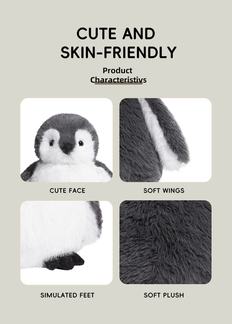 Peluche pinguino bianco – Immagine 6