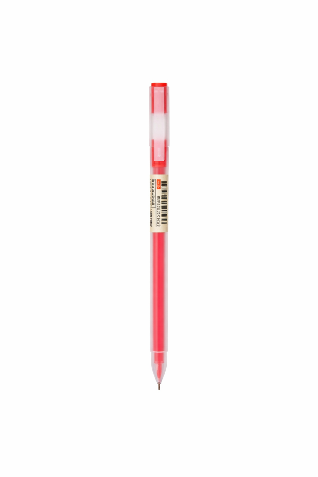Penna gel rossa a punta fine – 0,5 mm – Immagine 1