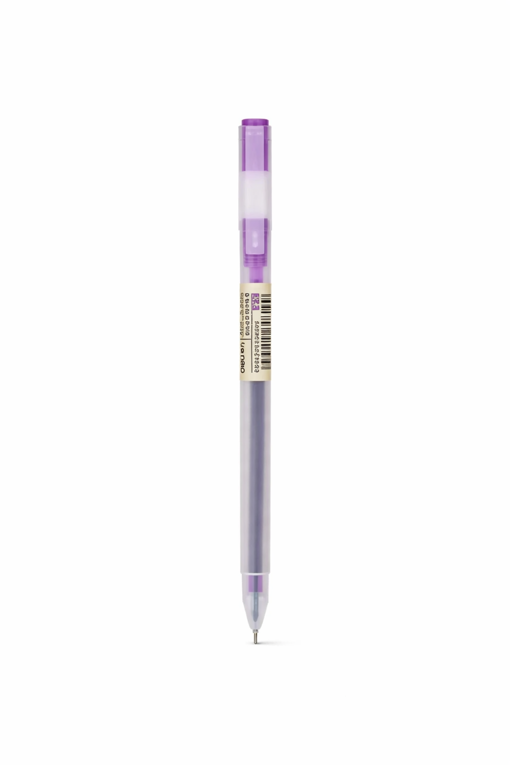 Penna gel viola a punta fine – 0,5 mm – Immagine 1