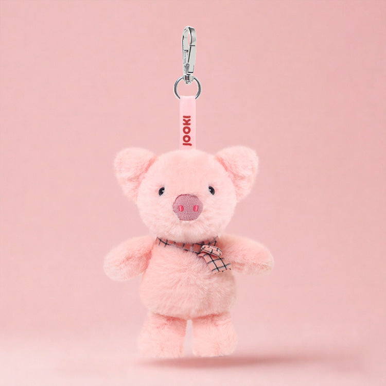 Portachiavi maialino rosa di peluche – 21 cm – Immagine 1