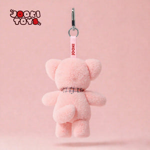 Portachiavi maialino rosa di peluche – 21 cm – Immagine 3