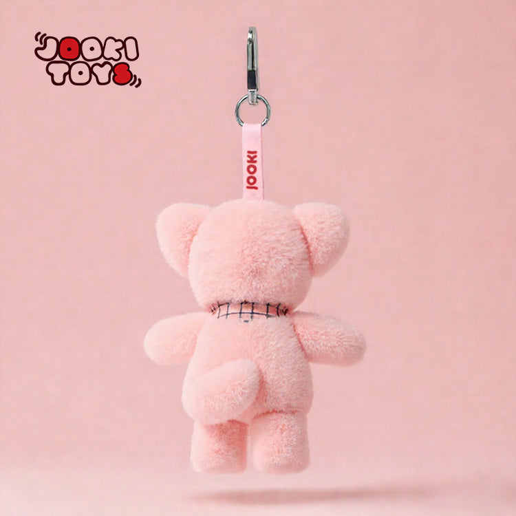 Portachiavi maialino rosa di peluche – 21 cm – Immagine 3
