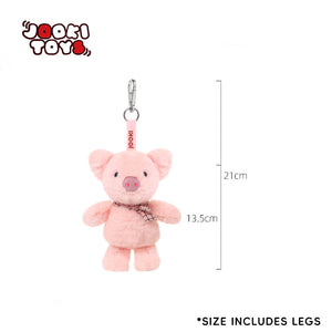 Portachiavi maialino rosa di peluche – 21 cm – Immagine 6