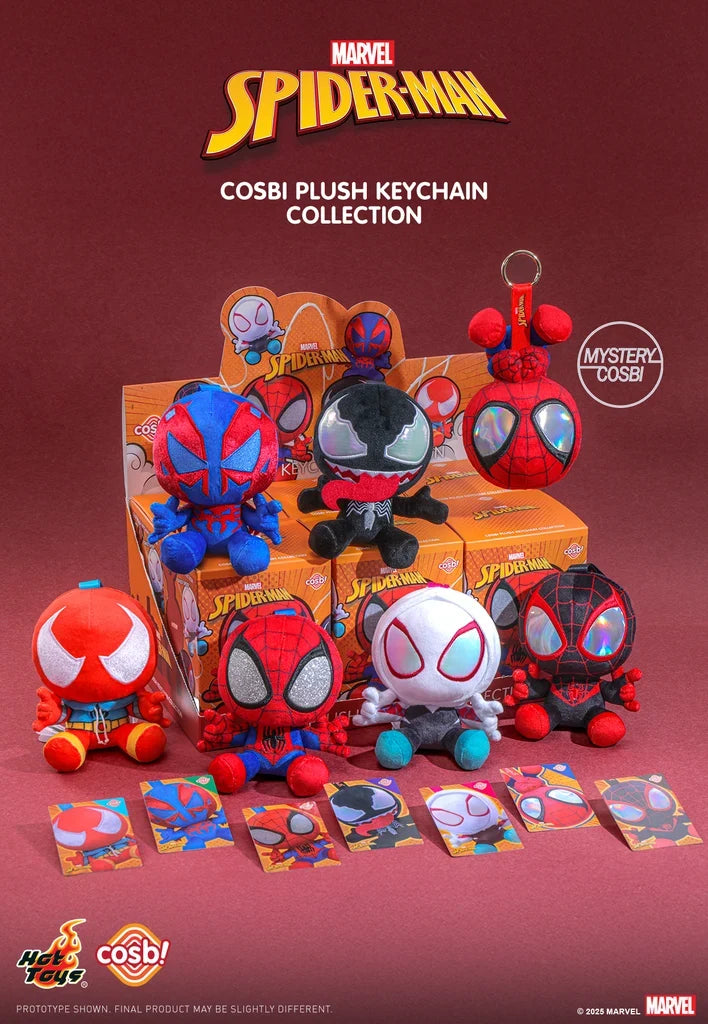 Portachiavi Spider-Man di peluche – Scatola sorpresa – Immagine 1