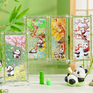 Puzzle panda con cornice in acrilico – 55 pezzi – Immagine 8