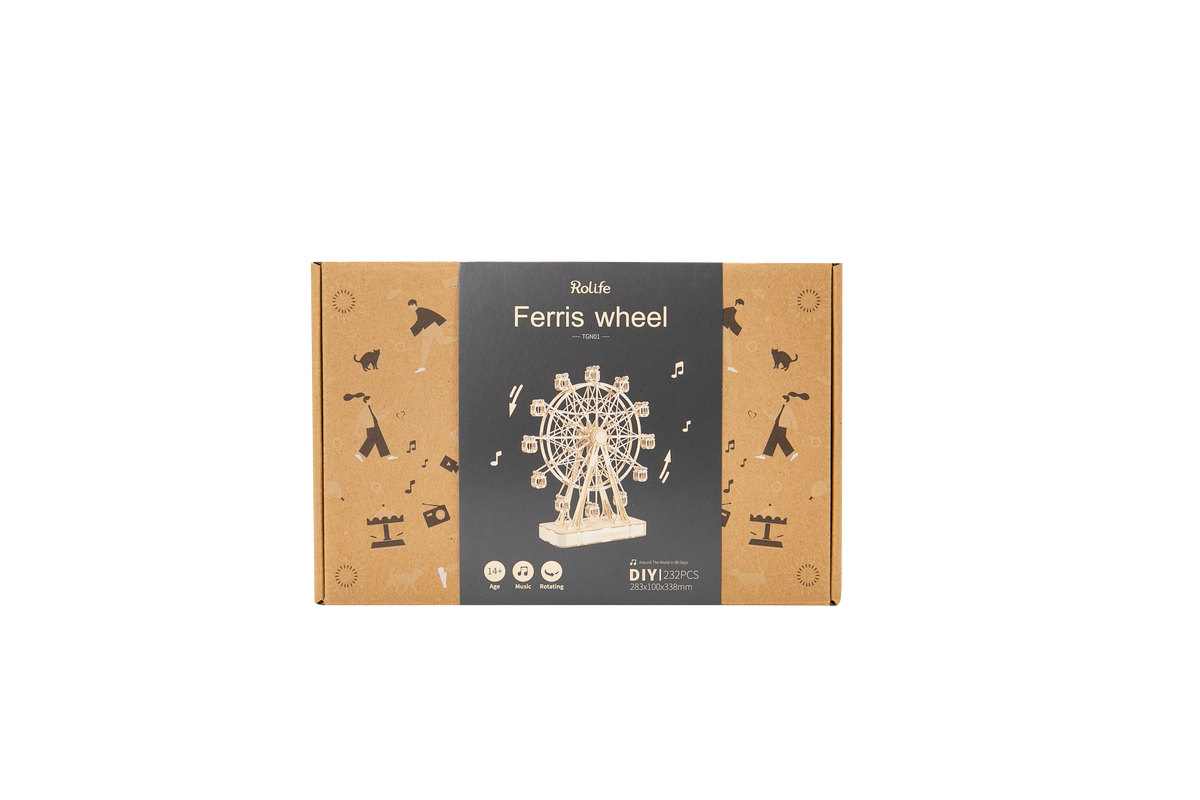 Ruota panoramica musicale in legno – Immagine 4