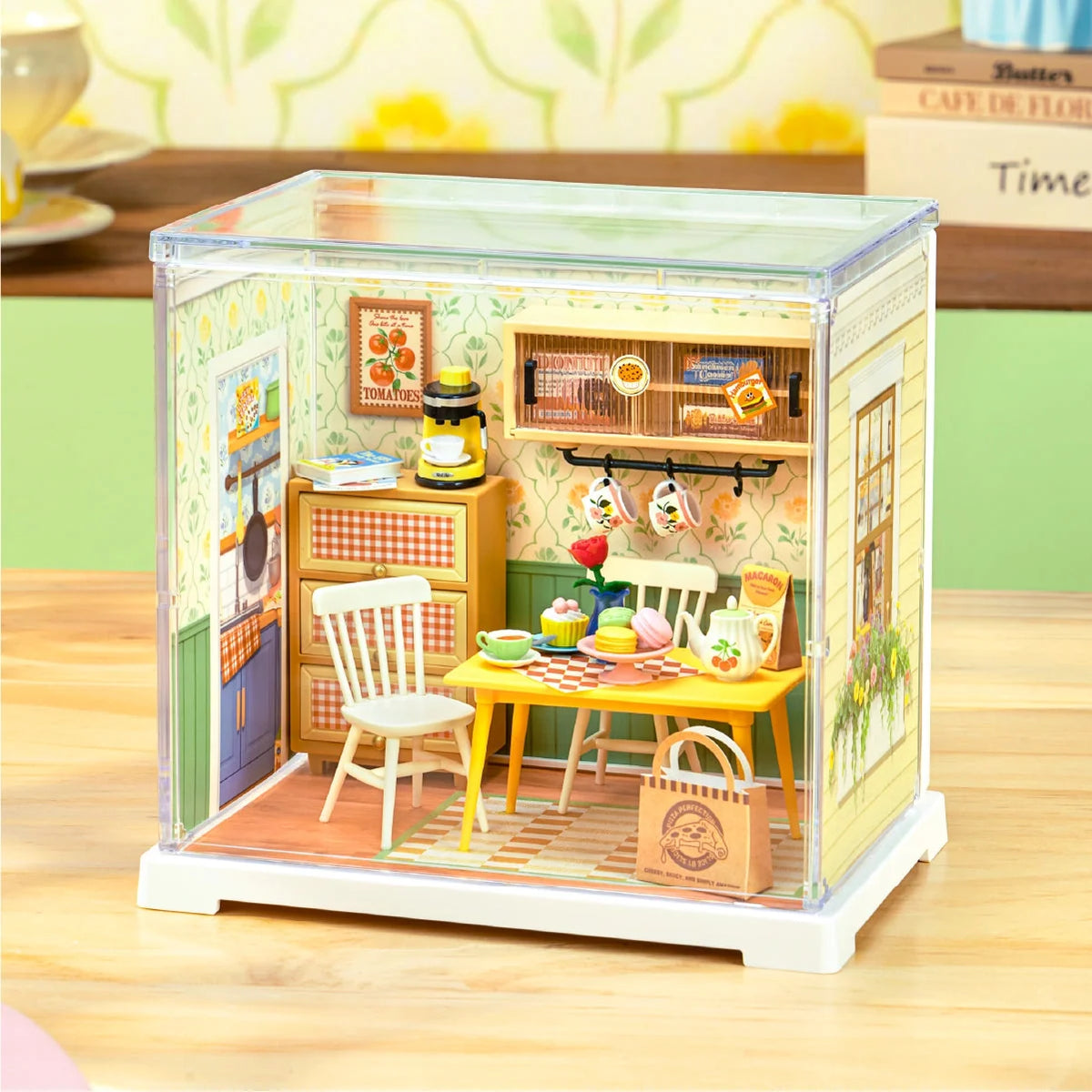 Sala da pranzo floreale in miniatura – Immagine 4