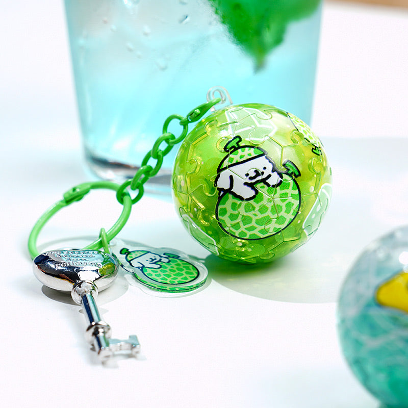 Sfera puzzle ad acqua con catenella – Immagine 10