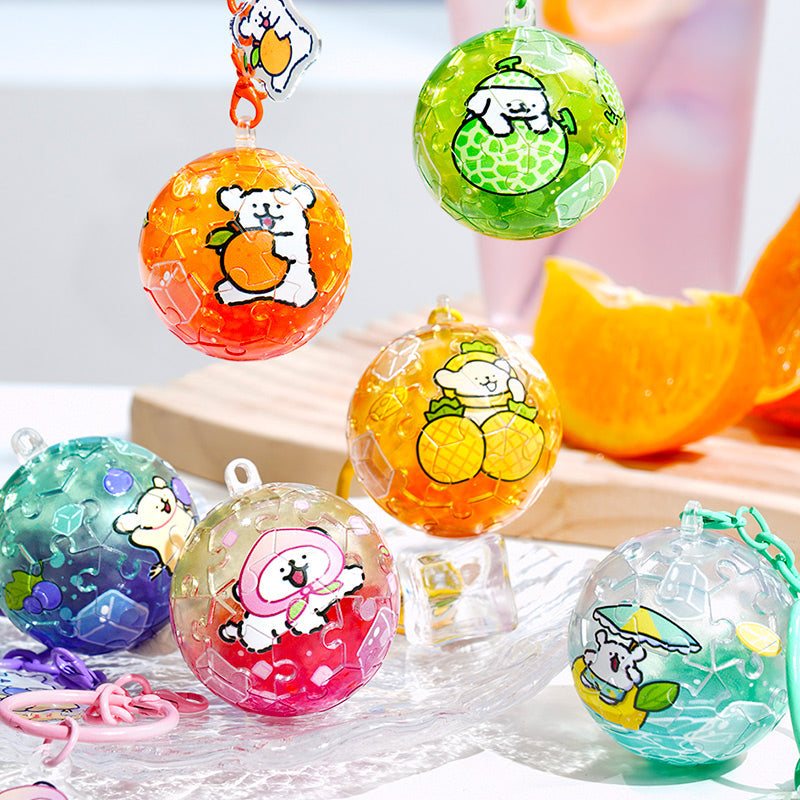 Sfera puzzle ad acqua con catenella – Immagine 15