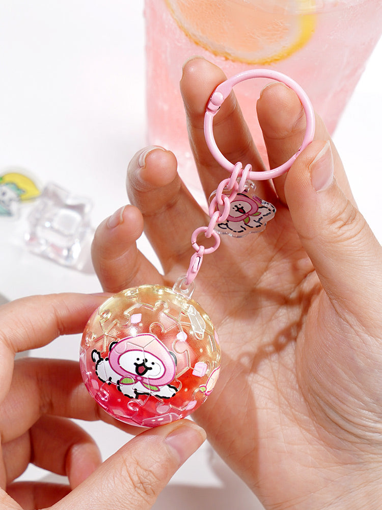 Sfera puzzle ad acqua con catenella – Immagine 6