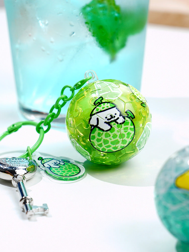 Sfera puzzle ad acqua con catenella – Immagine 7