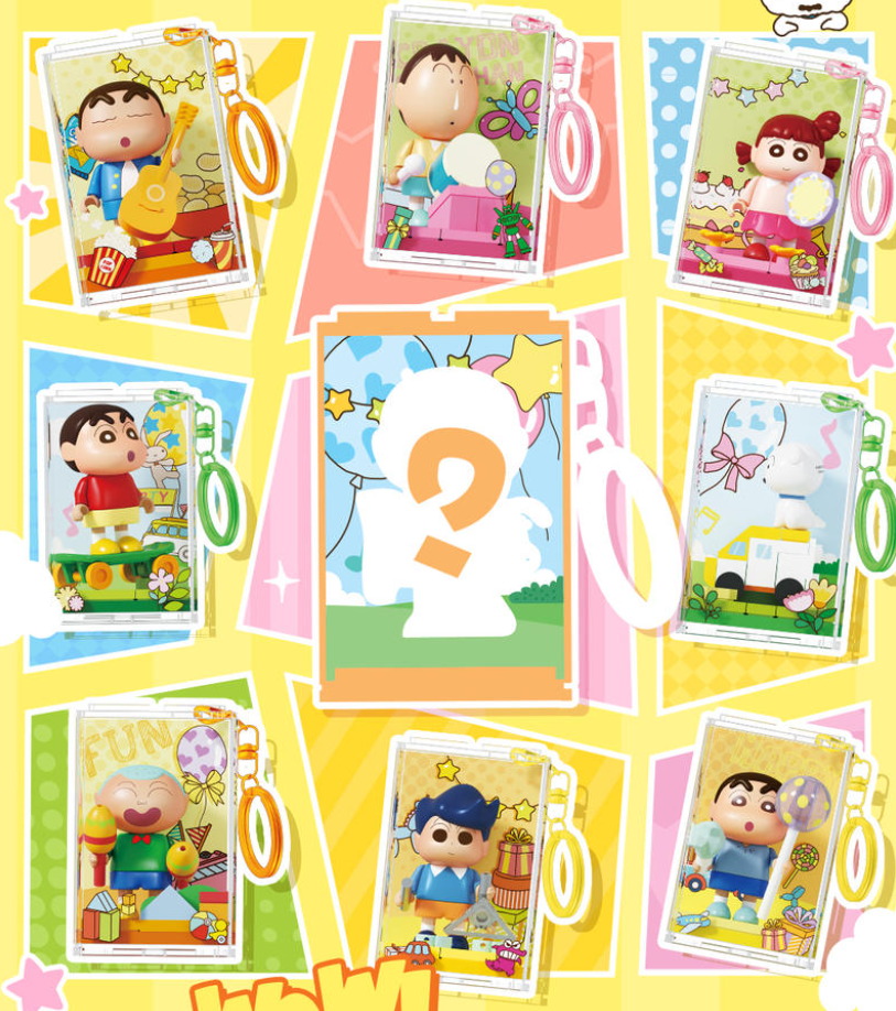 Shin-chan – Portachiavi in acrilico a sorpresa – Immagine 6