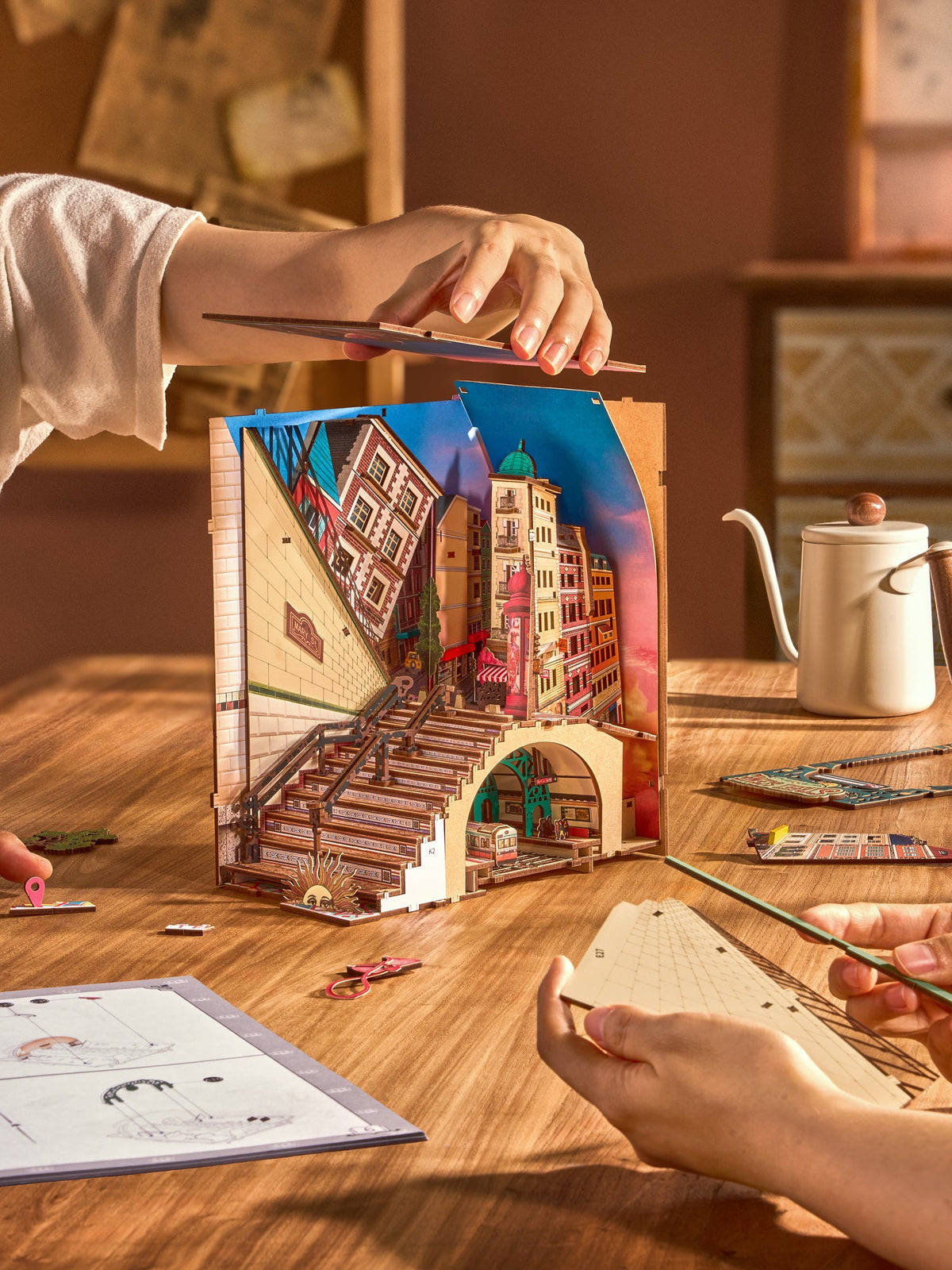 Strada in miniatura da assemblare – Immagine 5