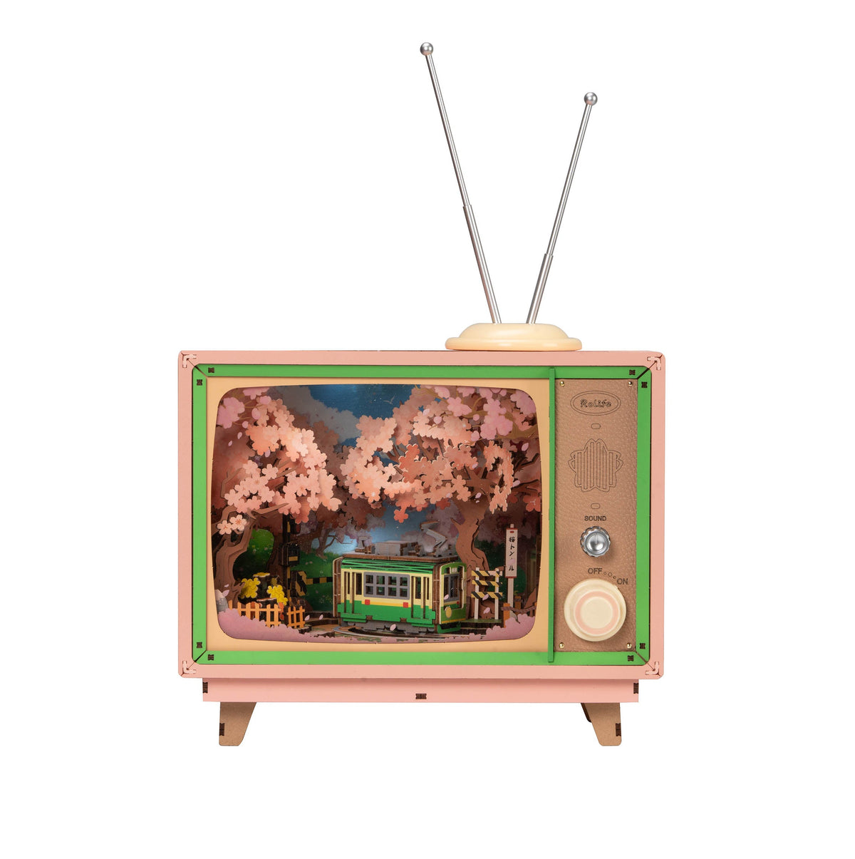 Televisore musicale in miniatura – Viaggio tra i ciliegi – Immagine 1