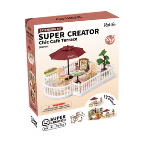 Terrazza del caffè in miniatura da assemblare – Immagine 2