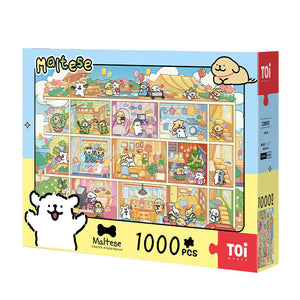 Vita del cucciolo in casa – Puzzle da 1000 pezzi – Immagine 1